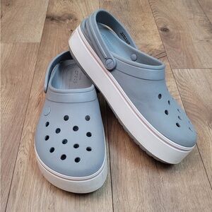 CROCS Crocband Platform Clogs - W 11  (Fits like a Size 10)